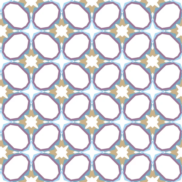 Patrón Ornamental Geométrico Sin Costuras Fondo Abstracto — Archivo Imágenes Vectoriales