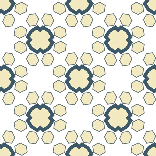 Nahtlose Geometrische Ornamentmuster Abstrakter Hintergrund — Stockvektor