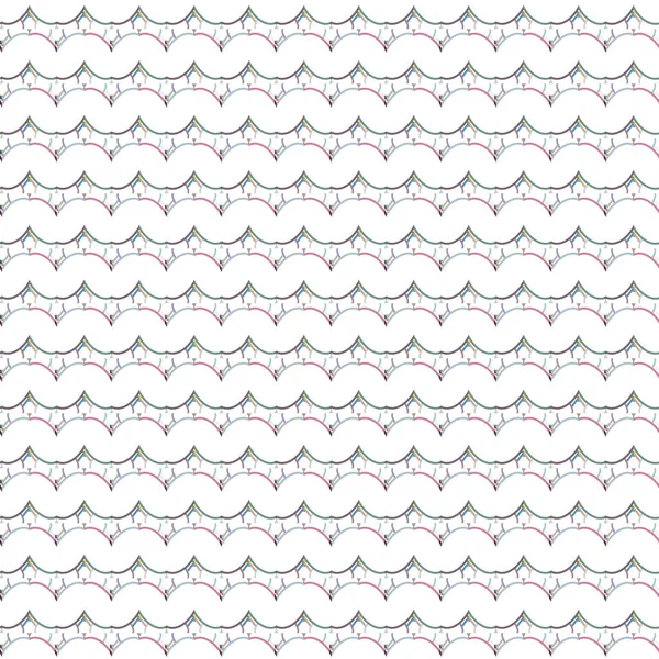 Bezszwowy Geometryczny Wzór Dekoracyjny Streszczenie Tła Ilustracja Wektora — Wektor stockowy