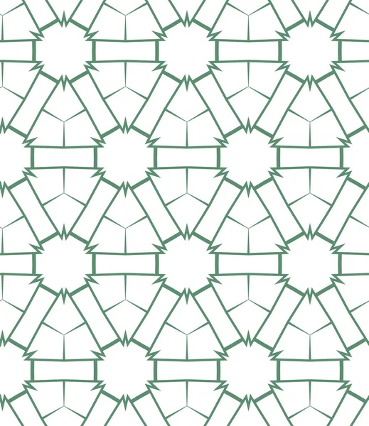 Patrón Ornamental Geométrico Sin Costuras Fondo Abstracto — Archivo Imágenes Vectoriales