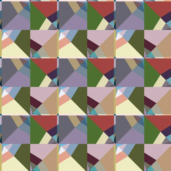 Naadloos Geometrisch Ornamentspatroon Abstracte Achtergrond — Stockvector