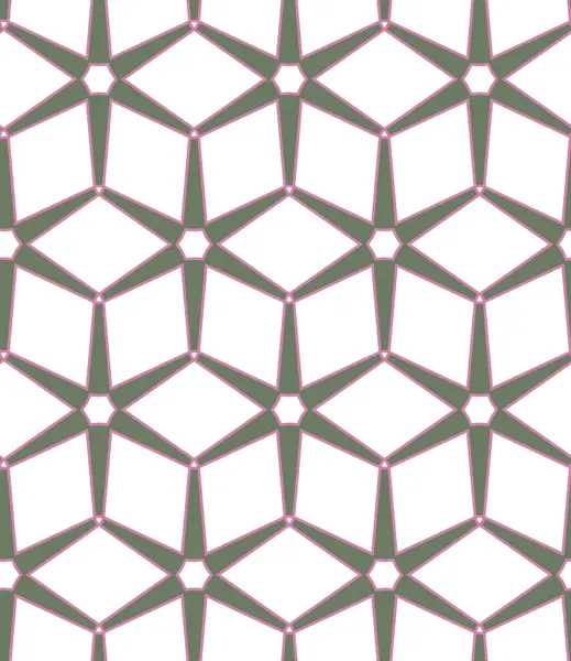 Nahtlose Geometrische Ornamentmuster Abstrakter Hintergrund — Stockvektor