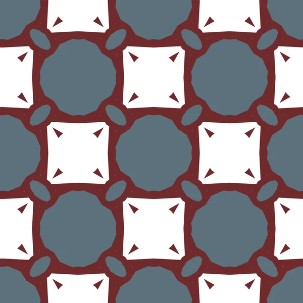 Patrón Ornamental Geométrico Sin Costuras Fondo Abstracto — Vector de stock