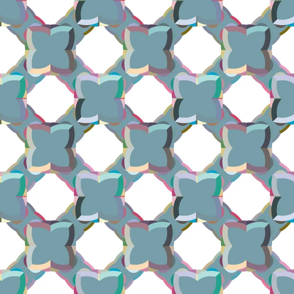 Patrón Ornamental Geométrico Sin Costuras Fondo Abstracto — Vector de stock