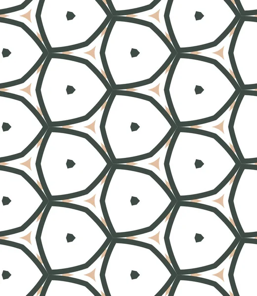 Patrón Ornamental Geométrico Sin Costuras Fondo Abstracto Ilustración Vectorial — Archivo Imágenes Vectoriales