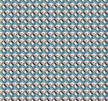 Kusursuz geometrik süs deseni. Soyut illüzyon arka planı