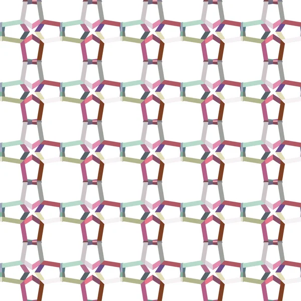 Modello Ornamentale Geometrico Senza Cuciture Sfondo Astratto — Vettoriale Stock