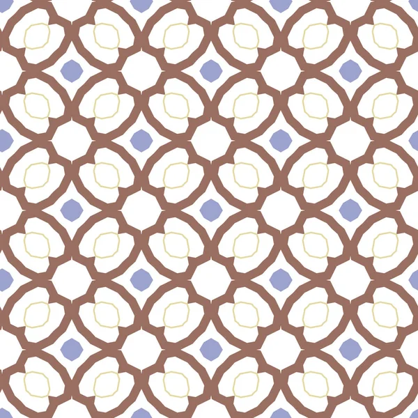 Patrón Ornamental Geométrico Sin Costuras Fondo Abstracto — Vector de stock