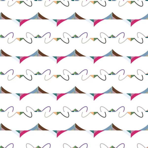 Kusursuz Geometrik Süs Deseni Soyut Arkaplan — Stok Vektör