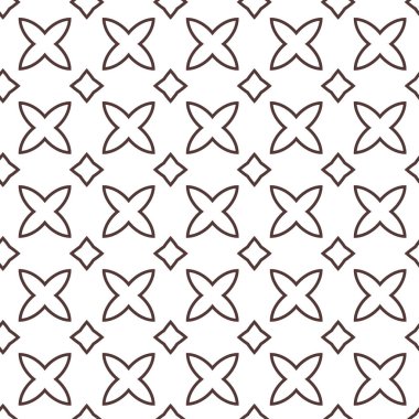 Kusursuz geometrik süs deseni. Soyut arkaplan, vektör illüstrasyonu