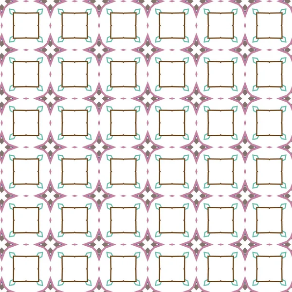 Nahtlose Geometrische Ornamentmuster Abstrakter Hintergrund — Stockvektor