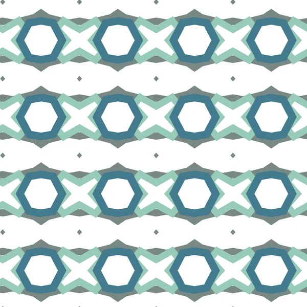 Nahtlose Geometrische Ornamentmuster Abstrakter Hintergrund — Stockvektor