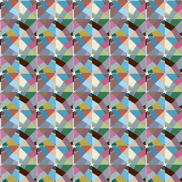 Patrón Ornamental Geométrico Sin Costuras Fondo Abstracto Ilustración Vectorial — Archivo Imágenes Vectoriales