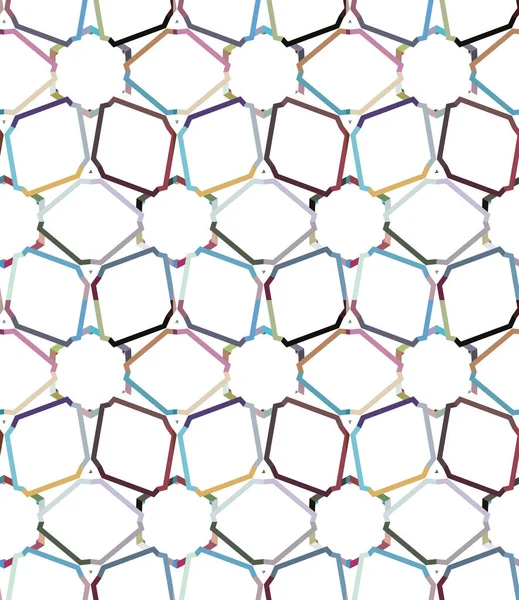 Kusursuz Geometrik Süs Deseni Soyut Arkaplan — Stok Vektör