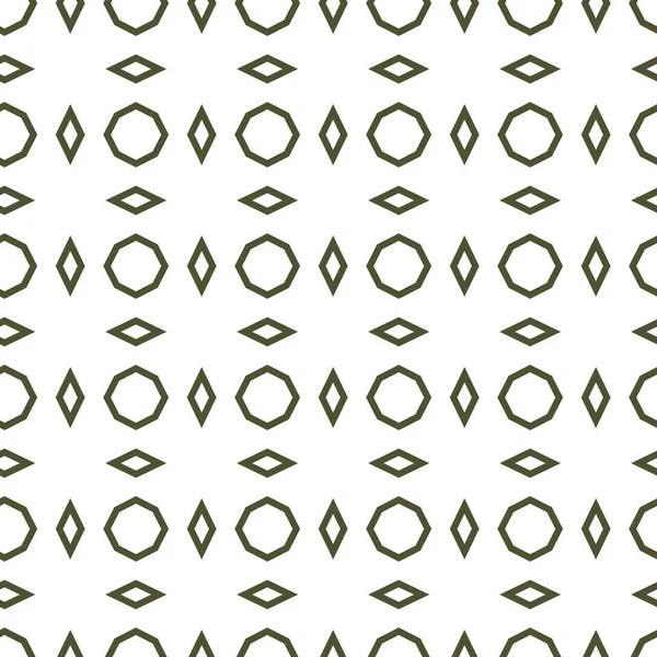 Patrón Ornamental Geométrico Sin Costuras Fondo Abstracto — Vector de stock