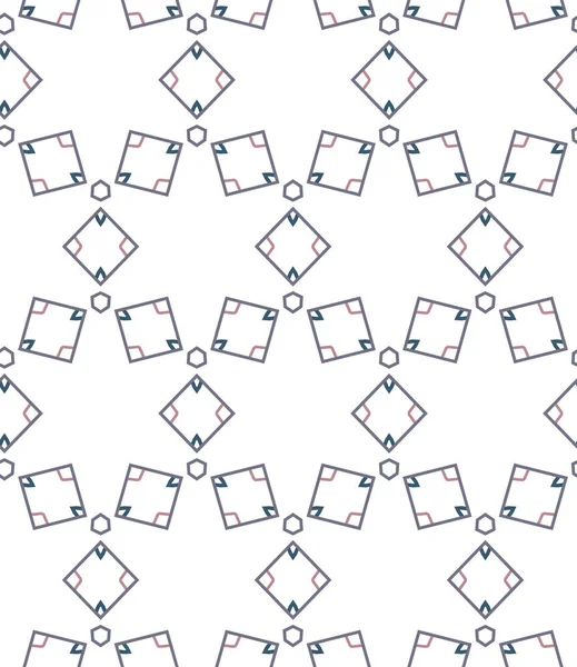 Бесшовный Геометрический Орнаментальный Узор Абстрактный Фон Иллюзии — стоковый вектор