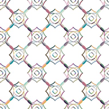 Kusursuz geometrik süs deseni. Soyut arkaplan, vektör illüstrasyonu