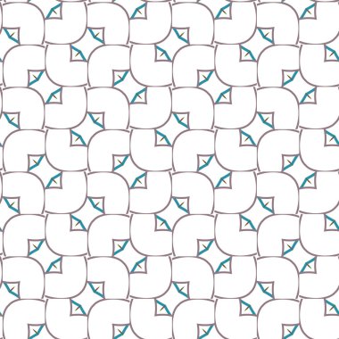 Kusursuz geometrik süs deseni. Soyut arkaplan, vektör illüstrasyonu