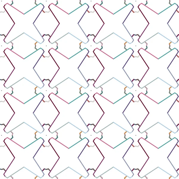 Patrón Ornamental Geométrico Sin Costuras Fondo Abstracto — Archivo Imágenes Vectoriales