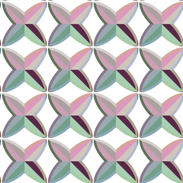 无缝几何装饰图案 抽象幻象背景 — 图库矢量图片