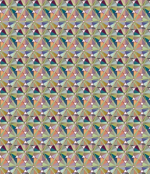 Patrón Ornamental Geométrico Sin Costuras Fondo Abstracto — Vector de stock