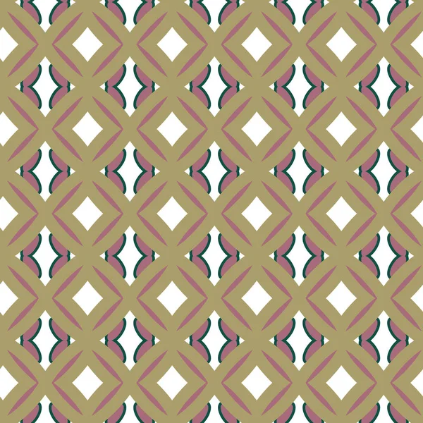 Patrón Ornamental Geométrico Sin Costuras Fondo Abstracto — Vector de stock