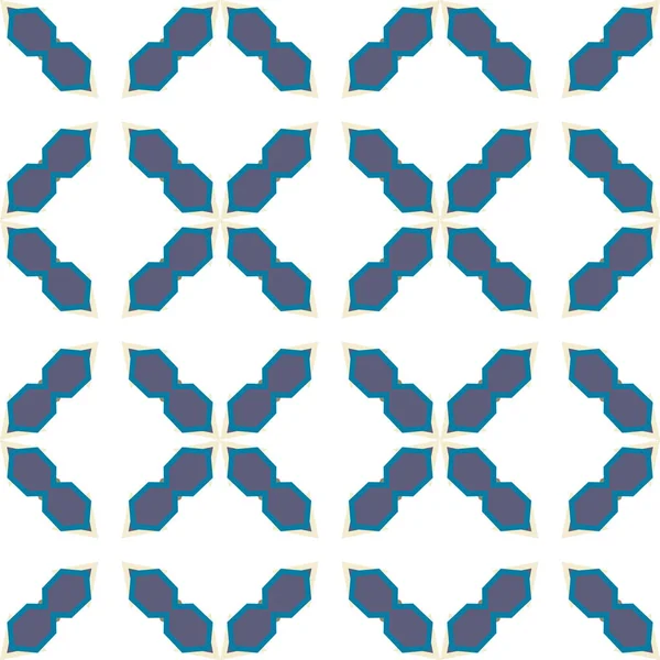 Nahtlose Geometrische Ornamentmuster Abstrakter Hintergrund Vektorillustration — Stockvektor