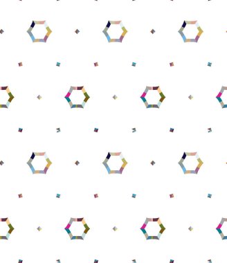 Kusursuz geometrik süs deseni. Soyut arkaplan, vektör illüstrasyonu