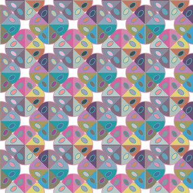 Kusursuz geometrik süs deseni. Soyut arkaplan, vektör illüstrasyonu