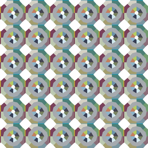 Patrón Ornamental Geométrico Sin Costuras Fondo Abstracto — Archivo Imágenes Vectoriales