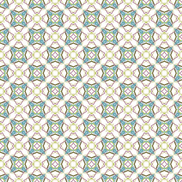 Patrón Ornamental Geométrico Sin Costuras Fondo Abstracto — Vector de stock