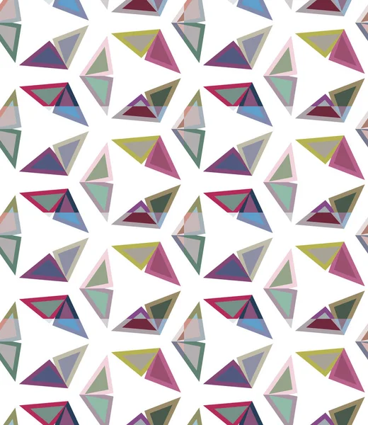 Nahtlose Geometrische Ornamentmuster Abstrakter Hintergrund Vektorillustration — Stockvektor