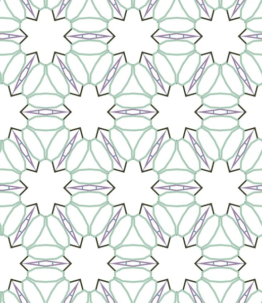 Patrón Ornamental Geométrico Sin Costuras Fondo Abstracto — Archivo Imágenes Vectoriales