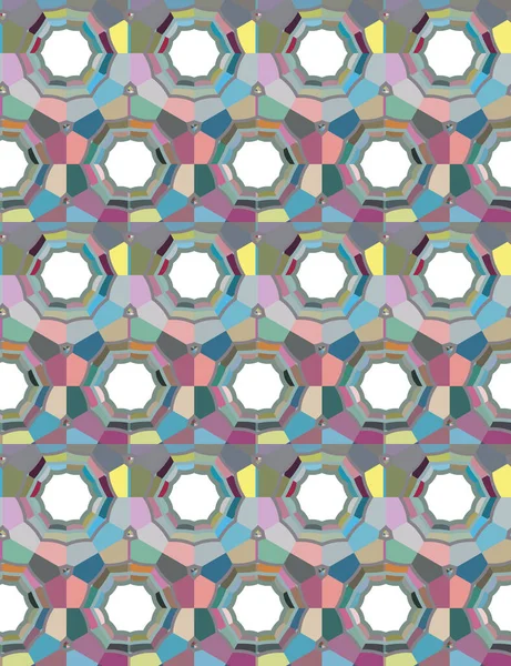 Patrón Ornamental Geométrico Sin Costuras Fondo Abstracto — Vector de stock