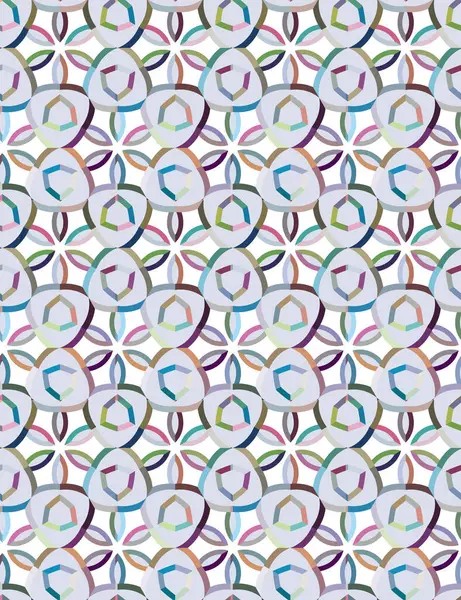 Patrón Ornamental Geométrico Sin Costuras Fondo Abstracto — Vector de stock