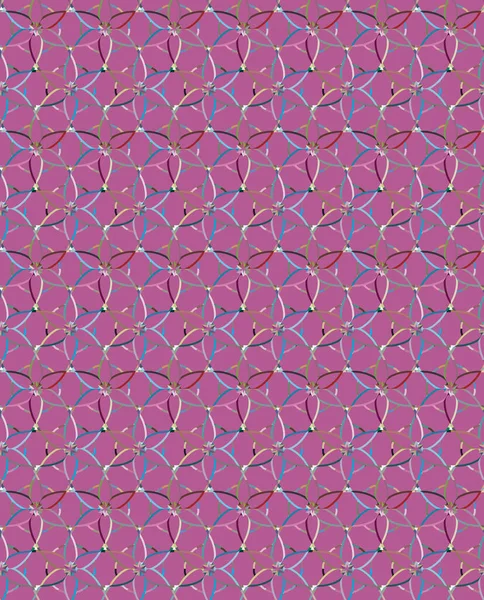 Patrón Ornamental Geométrico Sin Costuras Fondo Abstracto — Vector de stock