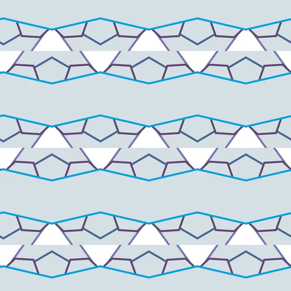 Pola Geometris Ornamental Mulus Latar Belakang Abstrak - Stok Vektor