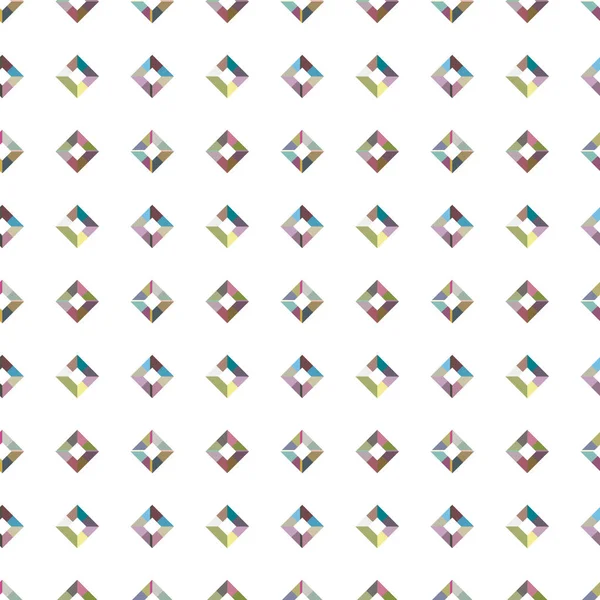 Patrón Ornamental Geométrico Sin Costuras Fondo Abstracto — Vector de stock