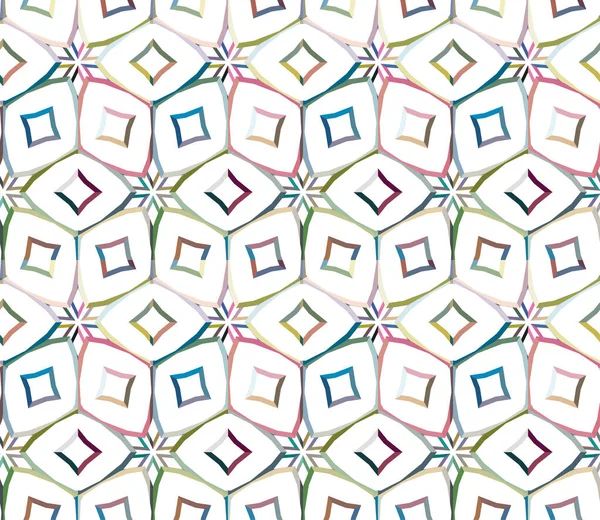 Patrón Ornamental Geométrico Sin Costuras Fondo Abstracto — Archivo Imágenes Vectoriales