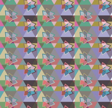 Kusursuz geometrik süs deseni. Soyut arkaplan, vektör illüstrasyonu