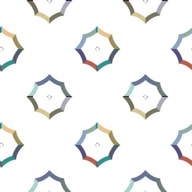 Kusursuz geometrik süs deseni. Soyut arkaplan, vektör illüstrasyonu
