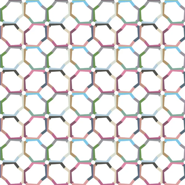 Kusursuz Geometrik Süs Deseni Soyut Arkaplan — Stok Vektör