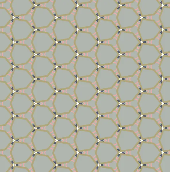 Patrón Ornamental Geométrico Sin Costuras Fondo Abstracto — Vector de stock