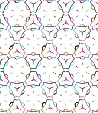 Kusursuz geometrik süs deseni. Soyut arkaplan, vektör illüstrasyonu