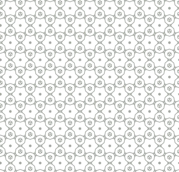 Patrón Ornamental Geométrico Sin Costuras Fondo Abstracto — Vector de stock