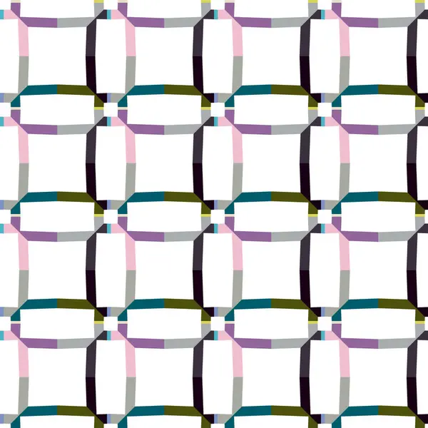 Naadloos Geometrisch Ornamentspatroon Abstracte Achtergrond — Stockvector