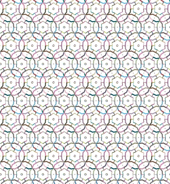 Naadloos Geometrisch Ornamentspatroon Abstracte Achtergrond — Stockvector