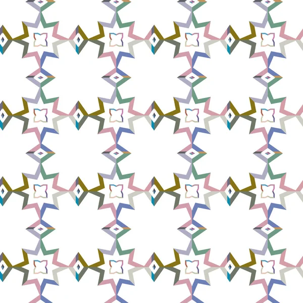 Bezszwowy Geometryczny Wzór Dekoracyjny Abstrakcyjne Tło — Wektor stockowy