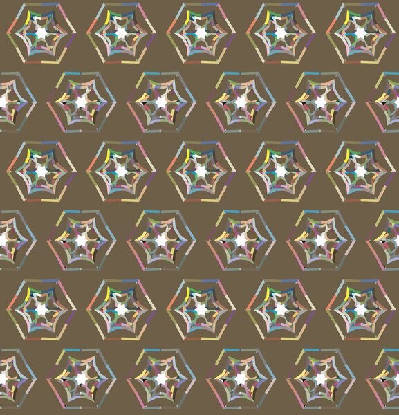 бесшовный геометрический орнаментальный узор. абстрактный фон