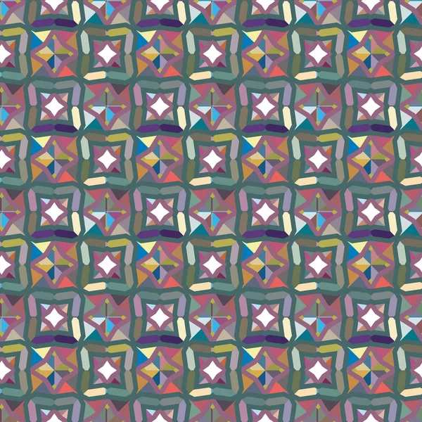 Motif Ornemental Géométrique Sans Couture Fond Abstrait — Image vectorielle